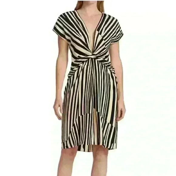 rag & bone Black and White Striped Dress - Picture 7 of 7